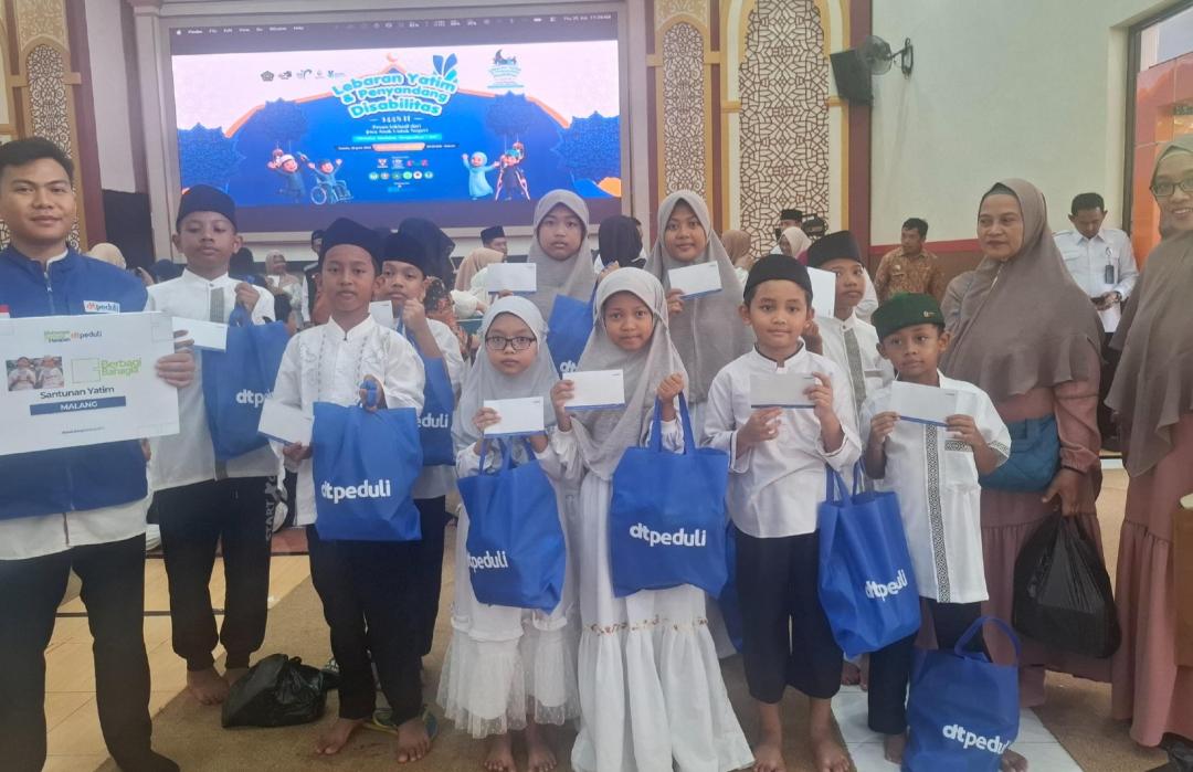 DT Peduli Malang Bersama Kemenag Hadirkan Kebahagiaan Muharram untuk Yatim dan Penyandang Disabilitas 