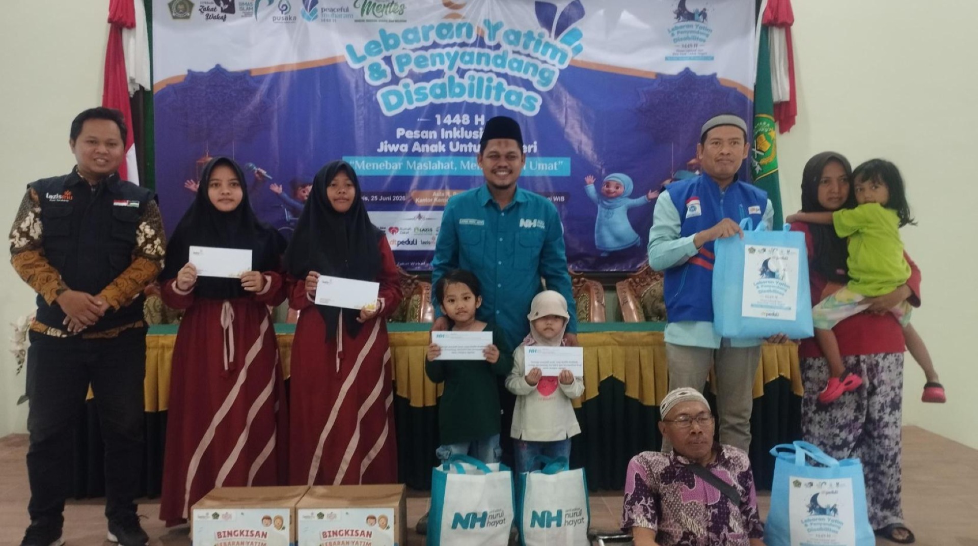 DT Peduli Solo Hadiri Acara Lebaran Yatim dan Penyandang Disabilitas Bersama Kemenag Kota Surakarta