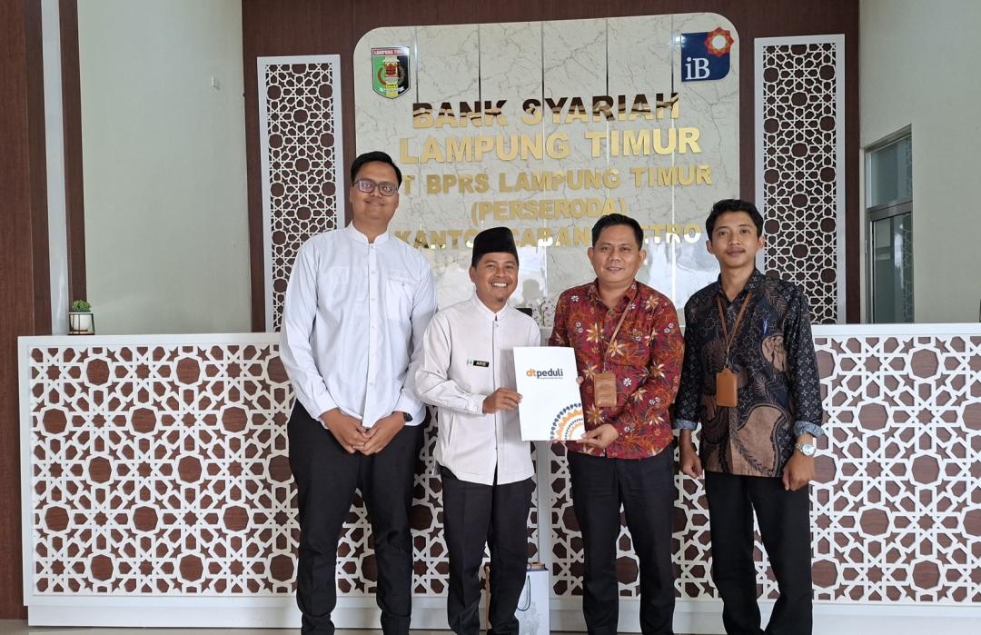  DT Peduli Metro Jalin Sinergi Program Tabungan Qurban dan Program Muharram dengan BPRS Lampung Timur