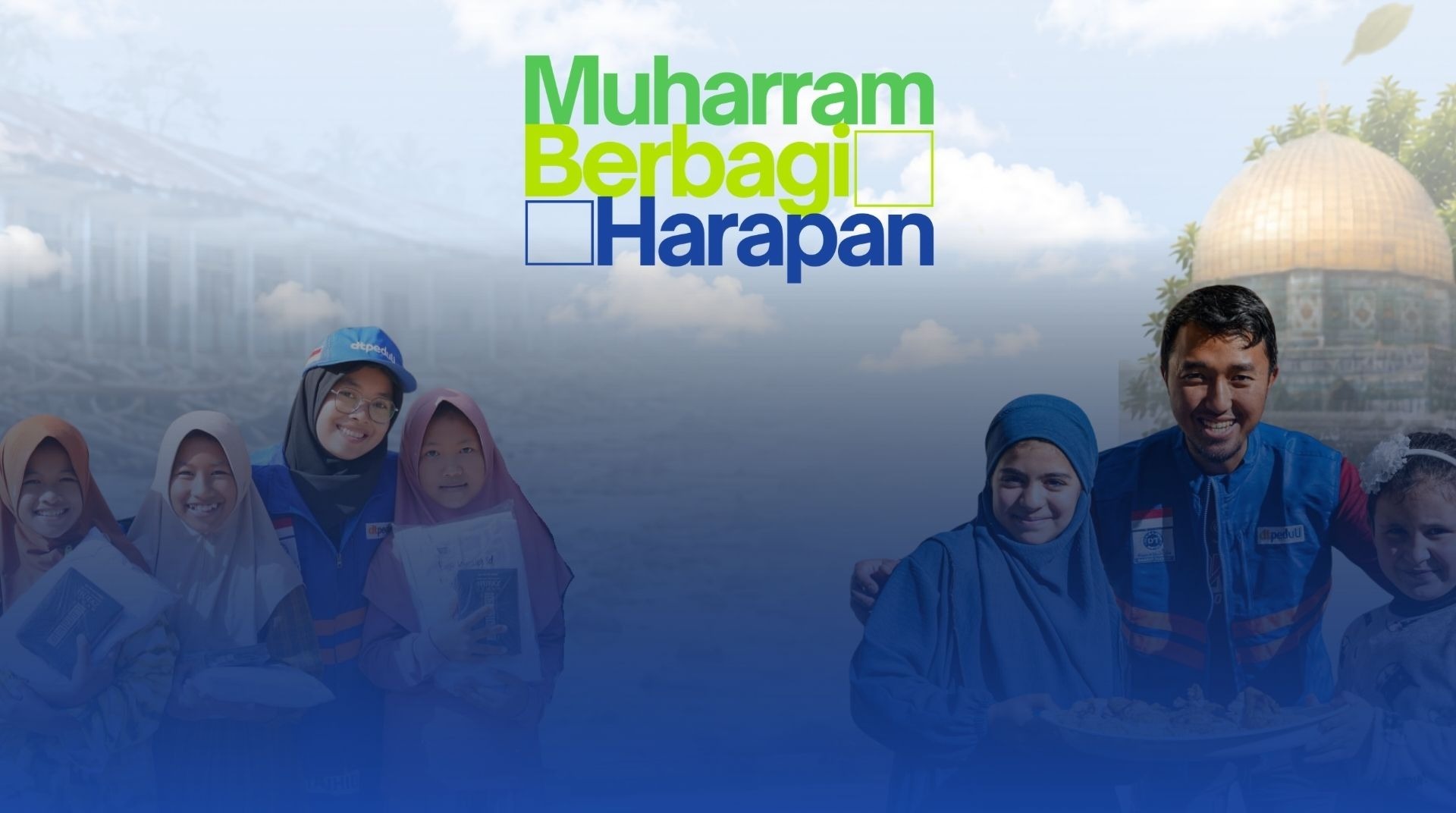 Muharam Berbagi Harapan, DT Peduli Hadirkan Kebahagiaan bagi Yatim, Dhuafa, Difabel, dan Palestina 