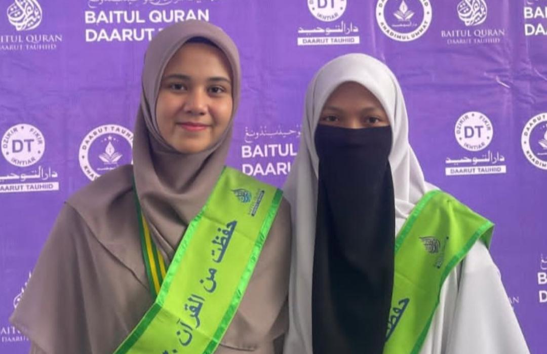 Pascawisuda Baitul Qur’an, Dua Santri Beasiswa CGQ DT Peduli Kepri Siap Mengabdi di Batam 