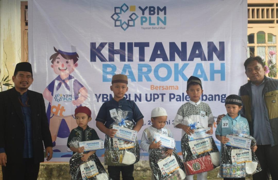 YBM PLN UPT Palembang Bersama DT Peduli Sumsel Hadirkan Khitanan Barokah 
