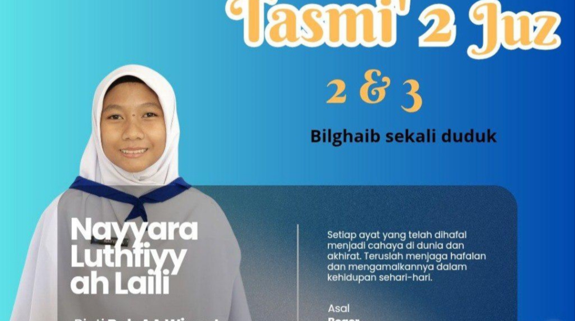 Menjaga Kalam Ilahi, Santri RTQ DT Peduli Bogor Perkuat Hafalan dengan Tasmi’ Mingguan