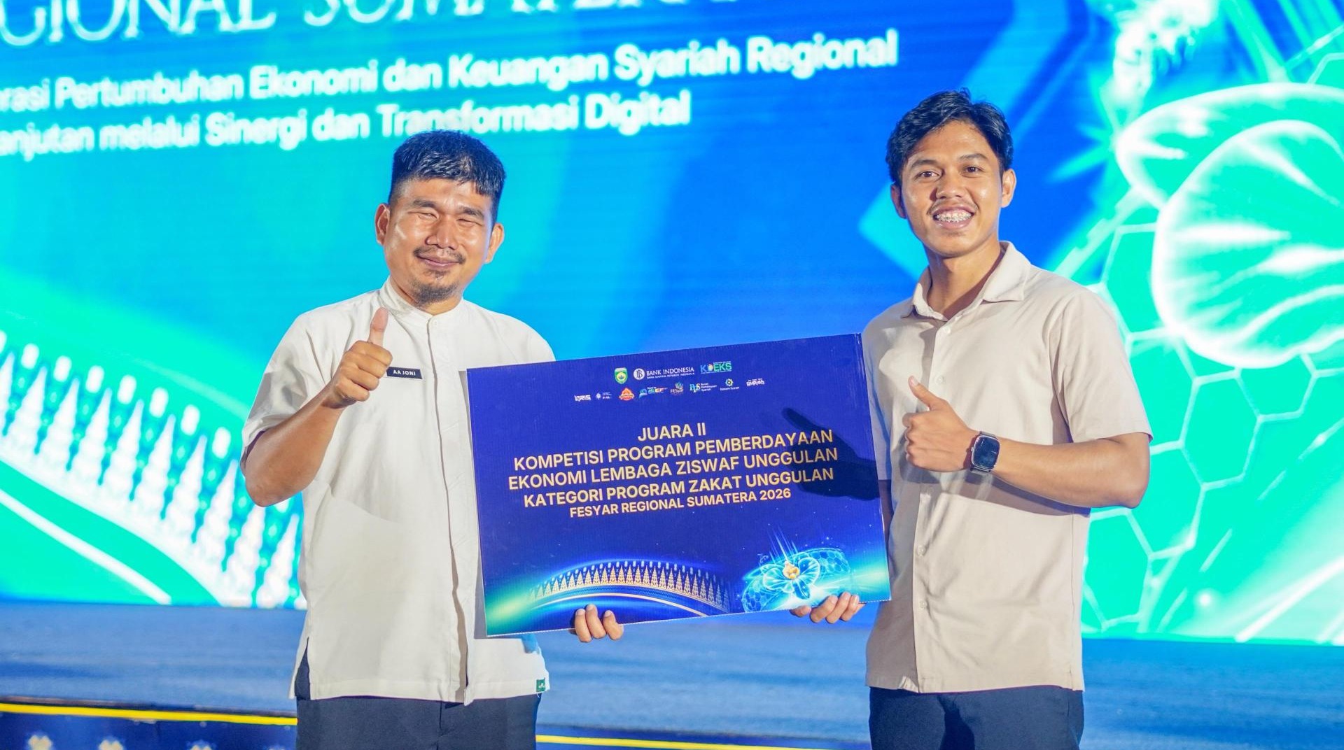 DT Peduli Sumsel Kembali Torehkan Prestasi di Festival Ekonomi Syariah Regional Sumatera 2026