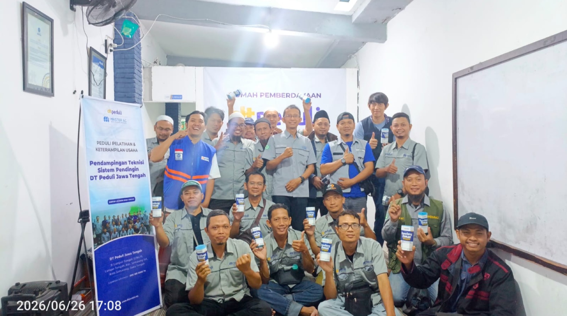 DT Peduli Jateng Dampingi Teknisi AC Batch 5, Bangun Kompetensi dan Kebersamaan Anggota