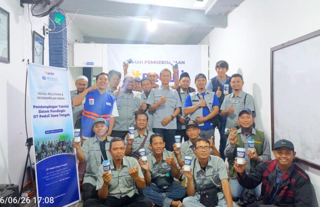 DT Peduli Jateng Dampingi Teknisi AC Batch 5, Bangun Kompetensi dan Kebersamaan Anggota