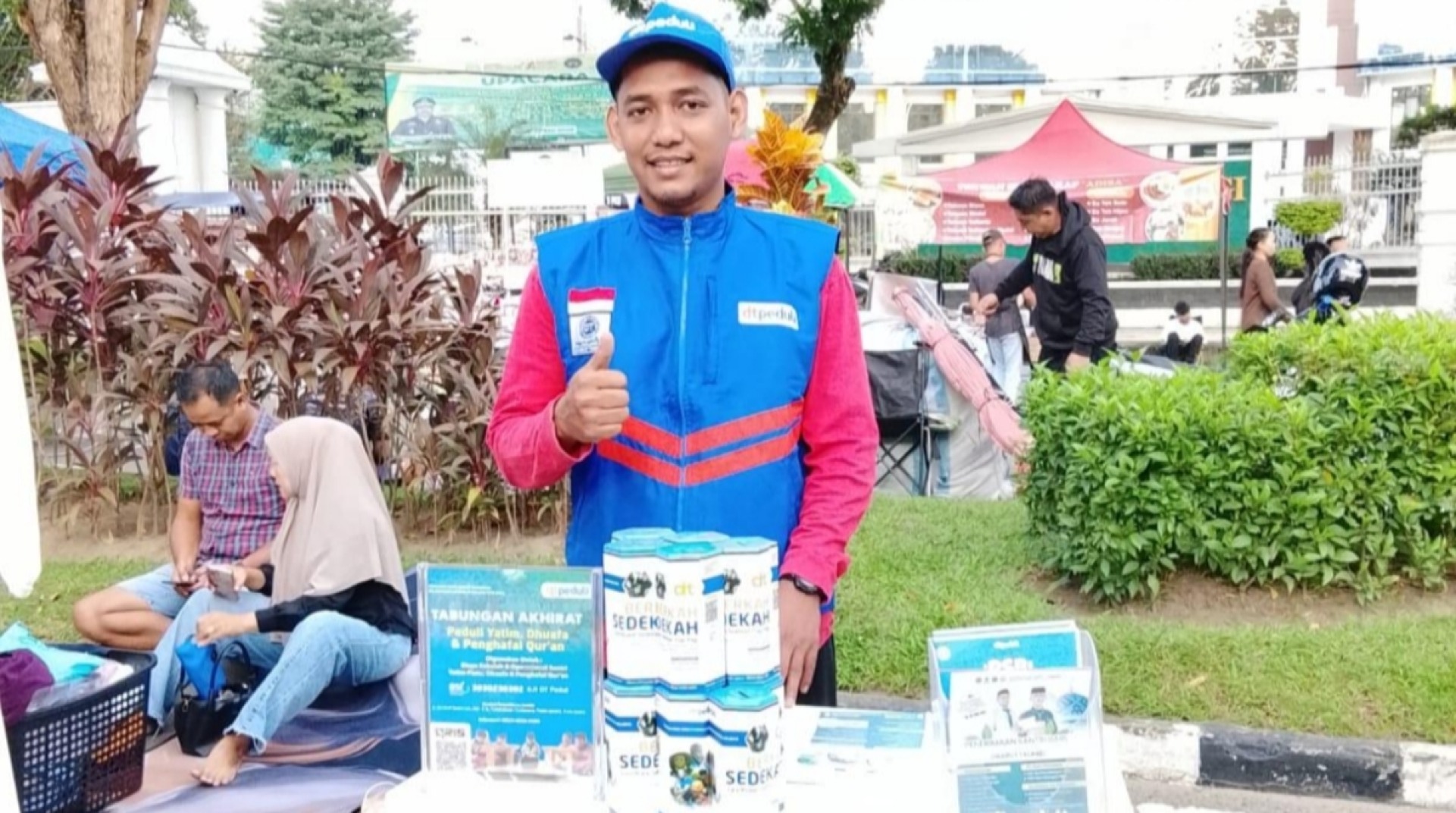 DT Peduli Jambi Buka Stand Booth di Car Free Day Telanaipura, Sosialisasikan Zakat dan Program Muharram