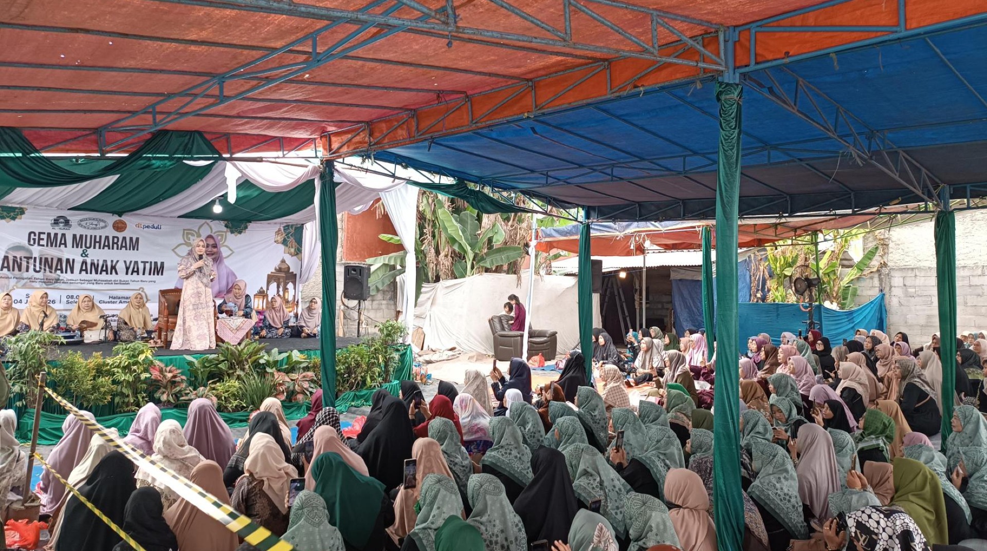 Peringati Tahun Baru Islam, DT Peduli Bekasi dan MT Al-Hijrah Sukses Gelar Gema Muharram Bersama Ustazah Liza Azizah