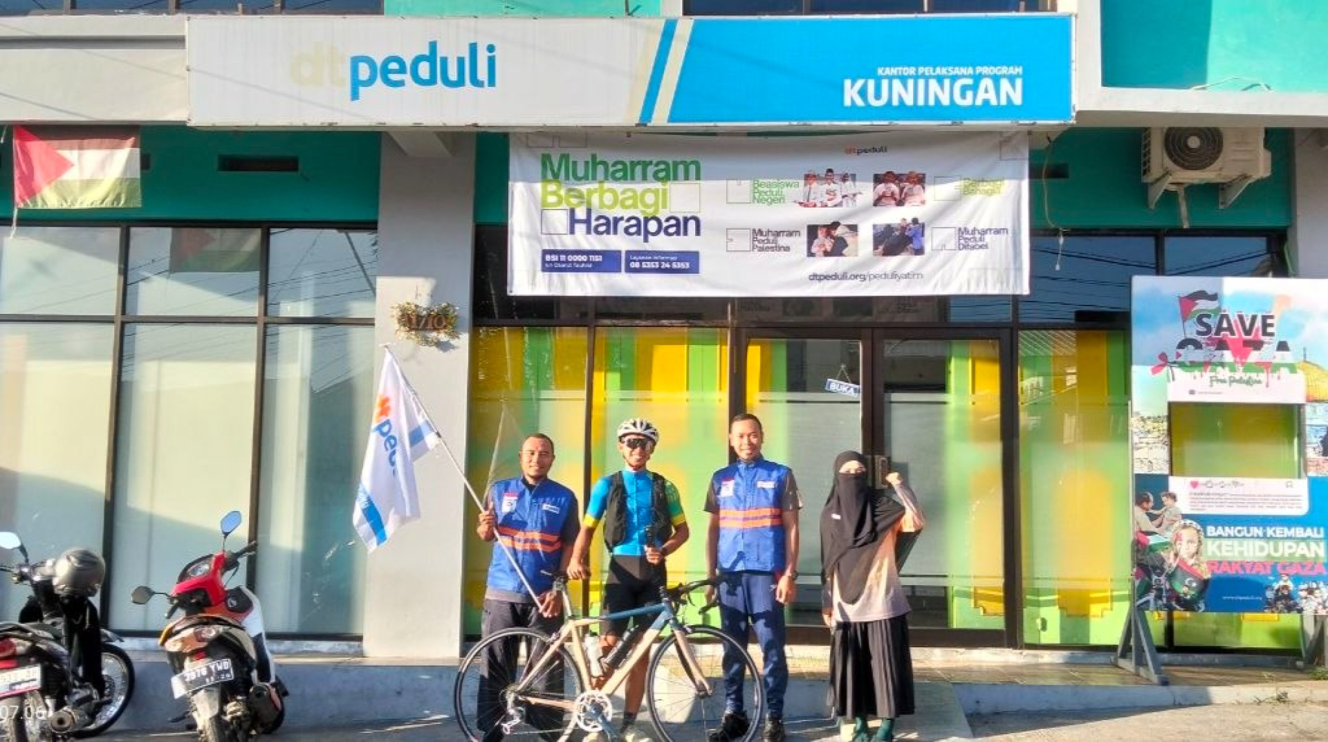 Kayuh Sepeda dari DT Peduli Kuningan ke Yogyakarta, Arya Ajak Masyarakat Gemar Olahraga dan Berbagi untuk Yatim