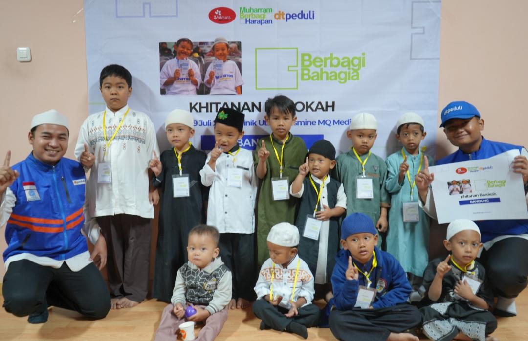 Jalankan Program Muharram Berbagi Harapan, DT Peduli Gelar Khitan Barokah untuk Yatim dan Dhuafa 