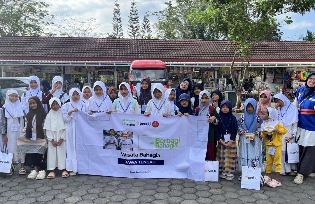 Tebar Senyum Muharram, DT Peduli Jateng Ajak Anak Yatim dan Dhuafa Berwisata Edukasi ke Argotelo Salatiga 