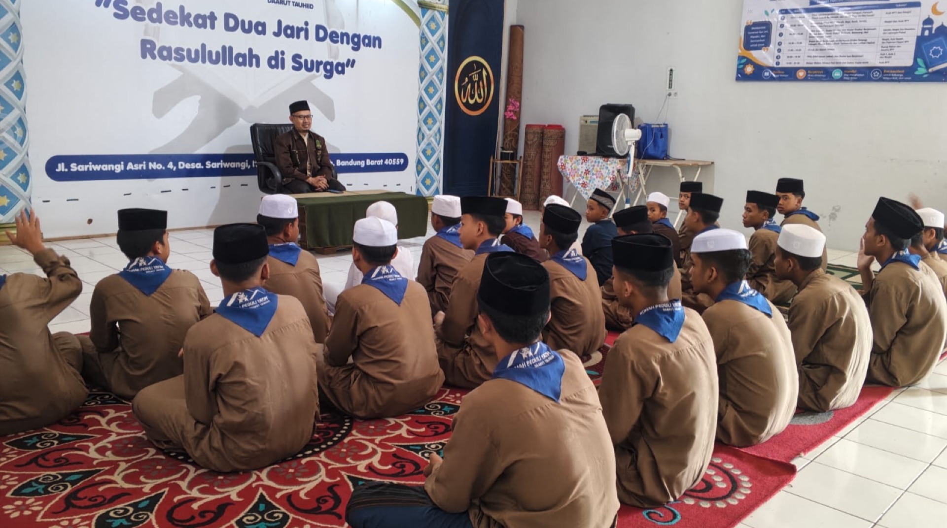 Bangkitkan Semangat Belajar, Rumah Peduli Yatim DT Peduli Bandung Gelar Kegiatan Motivasi Bersama Ustaz Suherman 