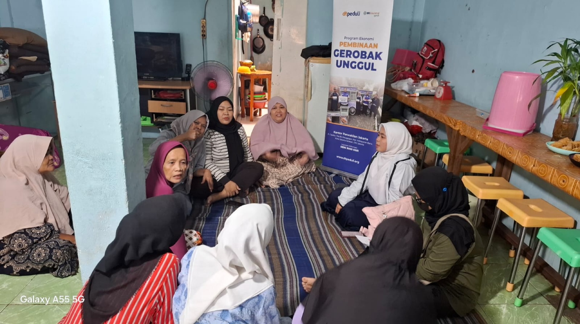 Optimalkan Bantuan Jangka Panjang, DT Peduli Jakarta Konsisten Laksanakan Monitoring Gerobak Brins untuk Binaan 
