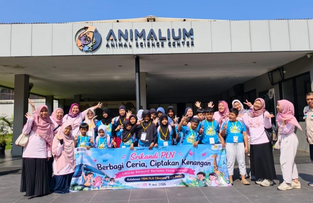 Gandeng DT Peduli Bekasi, Srikandi YBM PLN UP3 Cikarang Gelar Liburan Edukatif untuk Yatim dan Dhuafa 