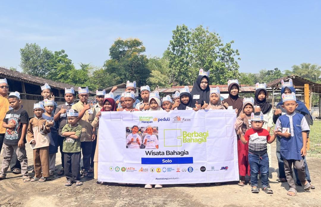 Tawa Ceria Yatim Warnai Edu Wisata Bahagia di Desa Sejahtera Gemolong