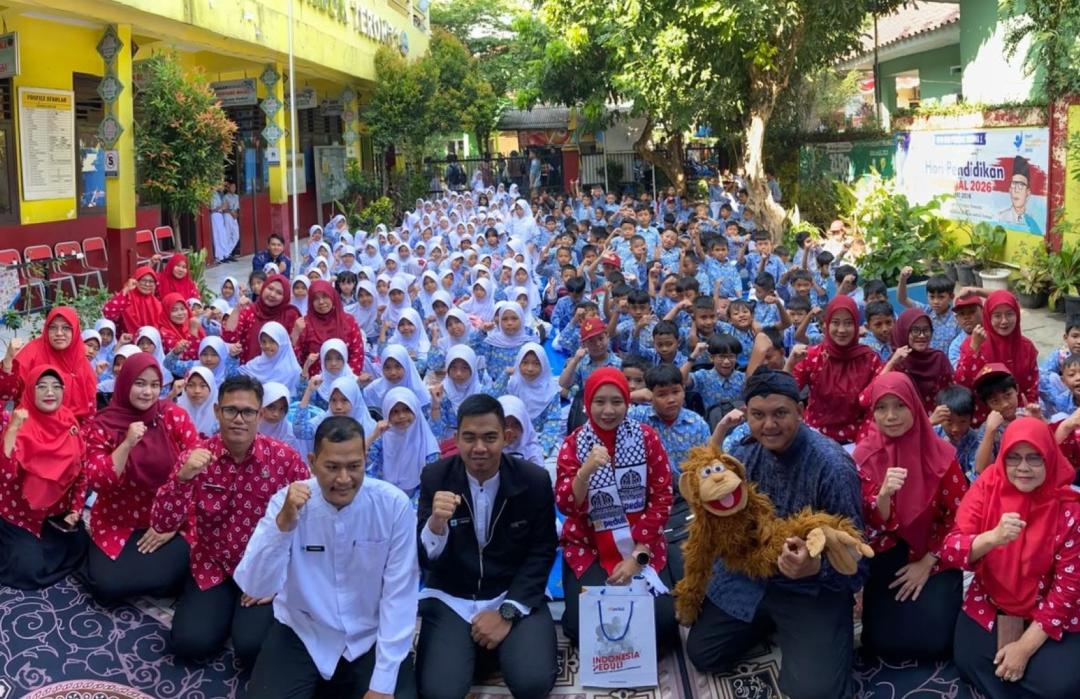 DT Peduli Depok Gelar Dongeng Edukatif dan Galang Dana Palestina di SDN Pondok Terong 1 Depok 