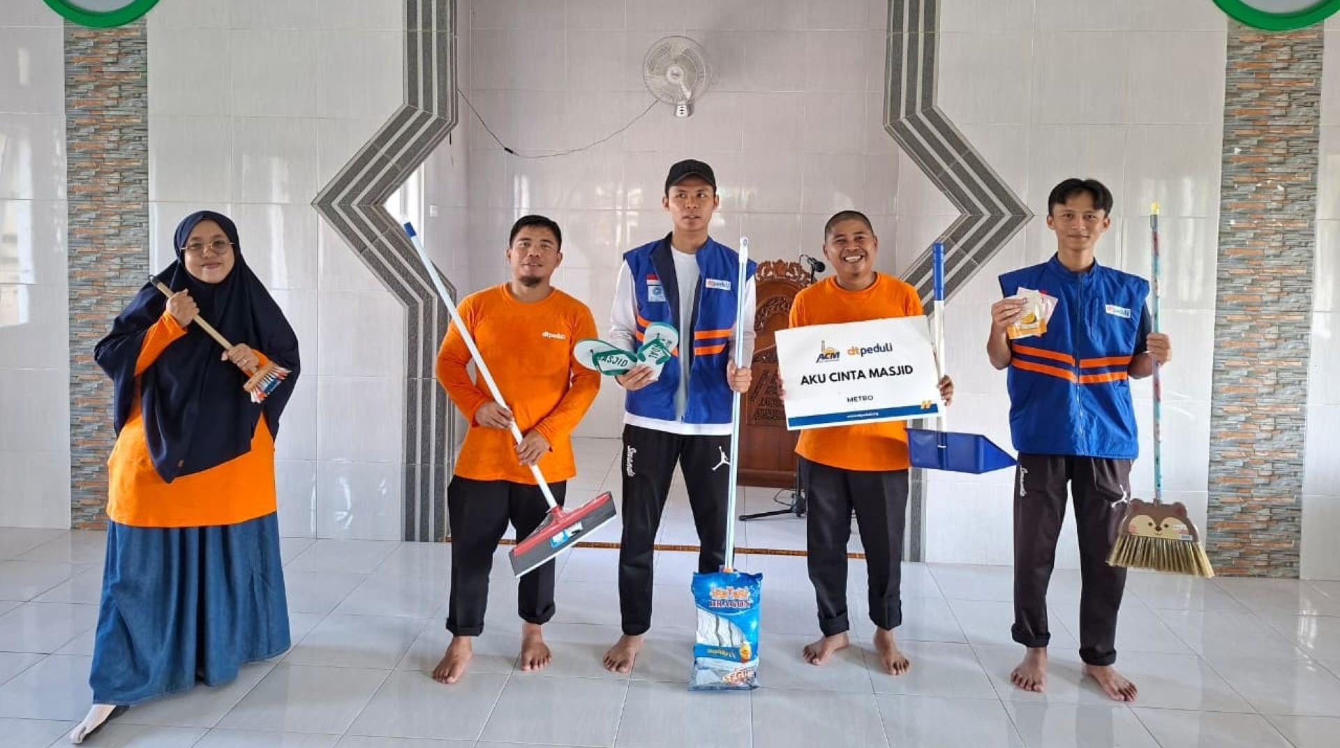 DT Peduli Metro Gelar Program ACM di Mushala Assalam 