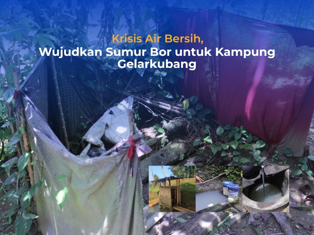 Krisis Air Bersih, Wujudkan Sumur Bor untuk Kampung Gelarkubang