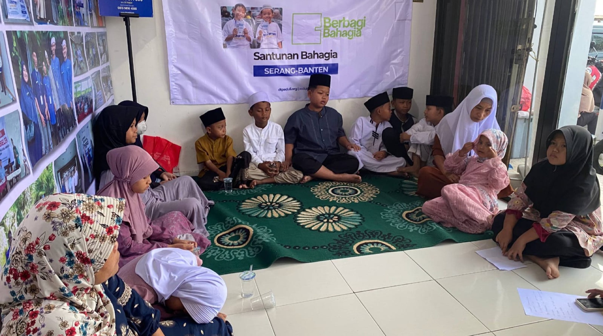 DT Peduli Serang Bahagiakan Anak Yatim dan Dhuafa dengan Salurkan Santunan di Bulan Muharram 