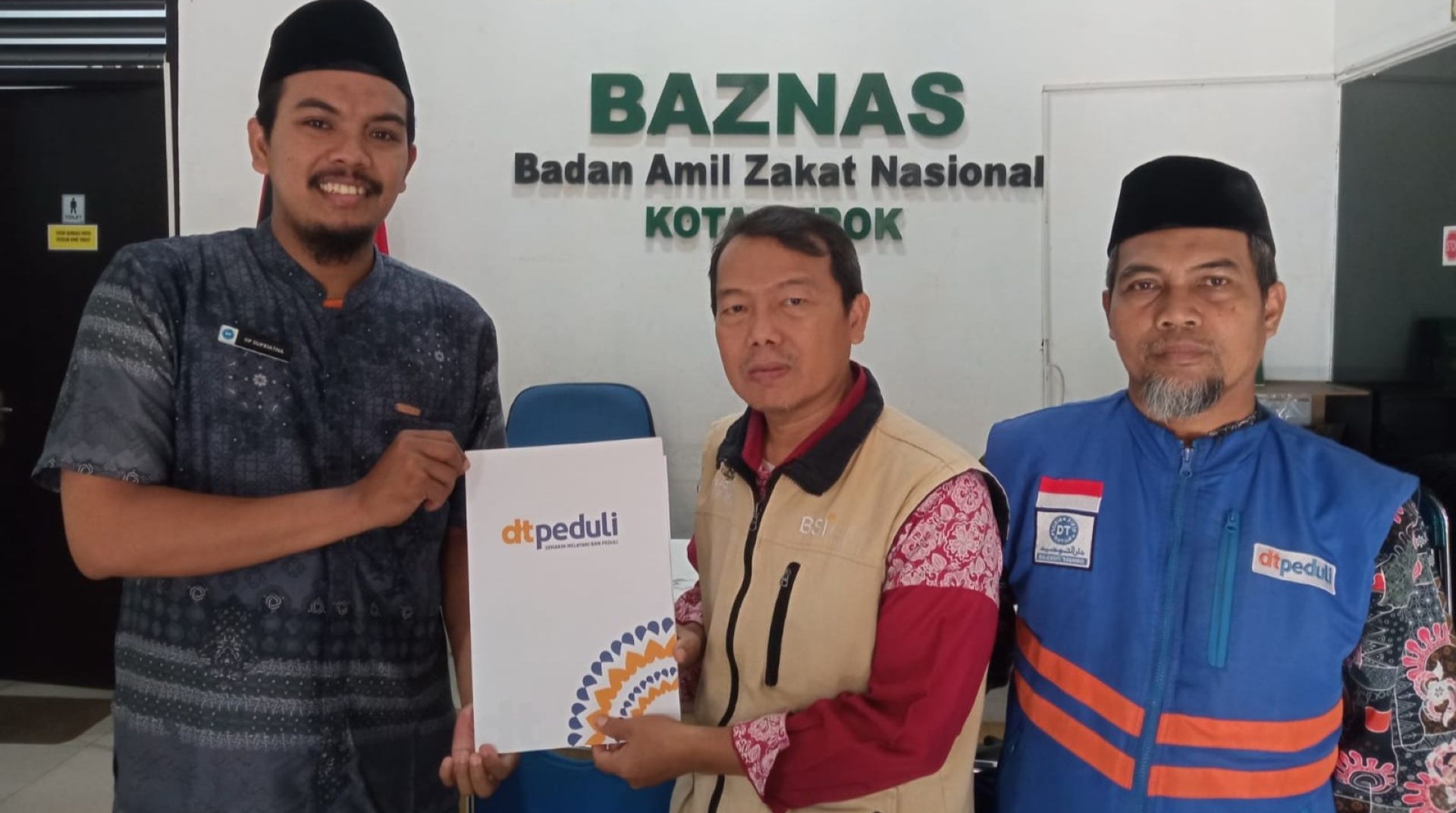 DT Peduli Depok Sampaikan Laporan Penghimpunan ZISWAF Semester I 2026 kepada BAZNAS  
