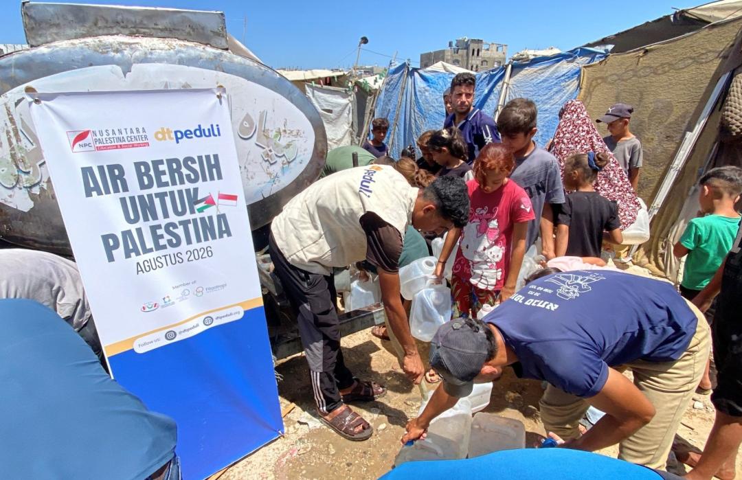 Mengalirkan Kehidupan di Antara Reruntuhan Gaza 