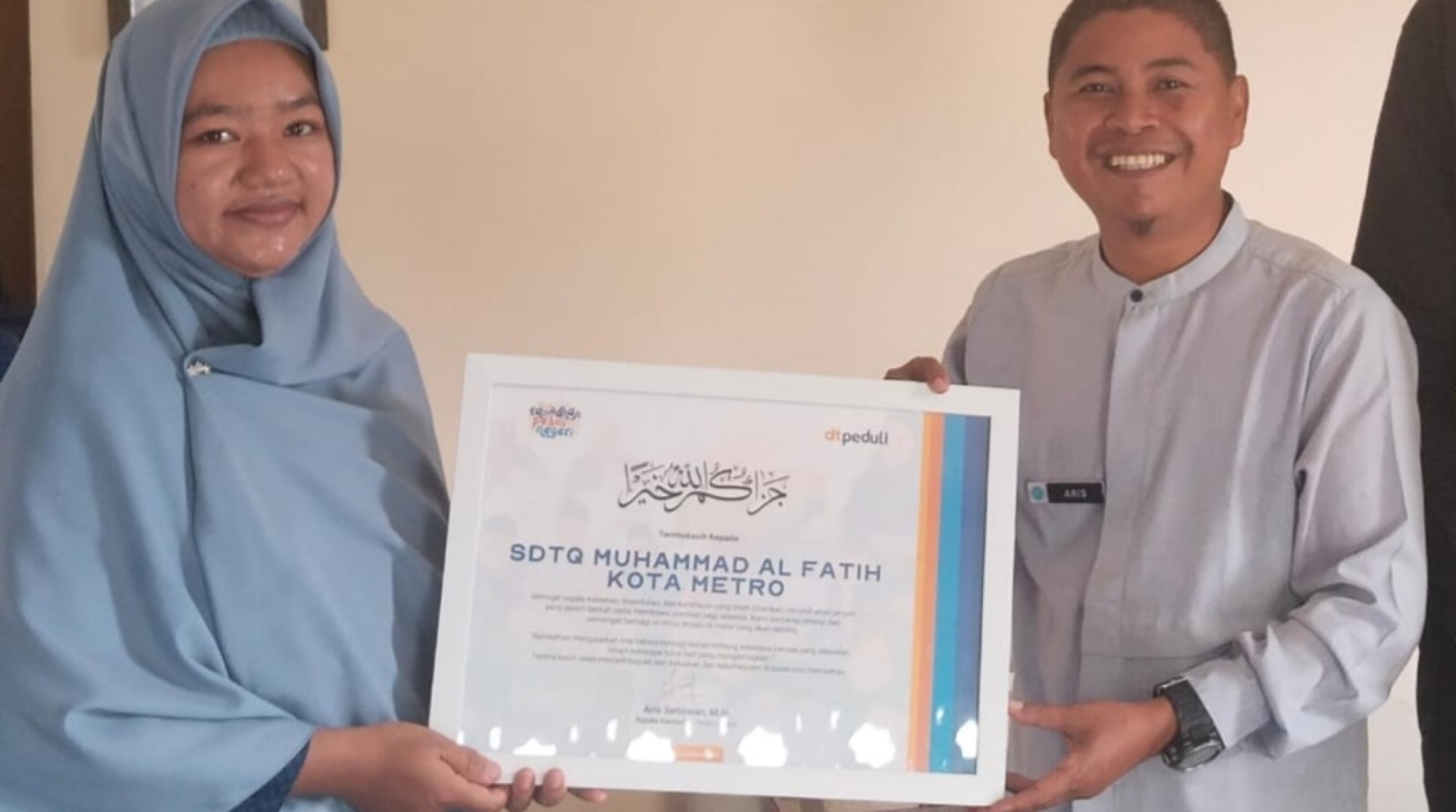 DT Peduli Metro dan SDTQ Al Fatih Sepakat Jalin Kolaborasi Berkelanjutan 