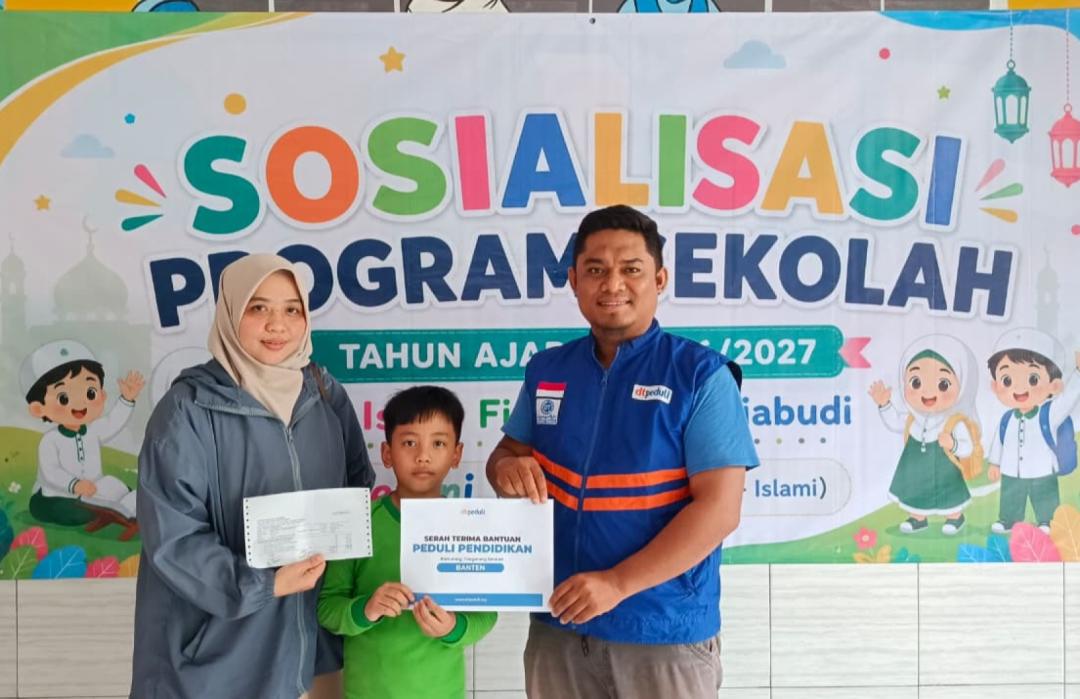 DT Peduli Tangerang Selatan Salurkan Bantuan Biaya Pendidikan untuk Muhamad Arkha Alghifary