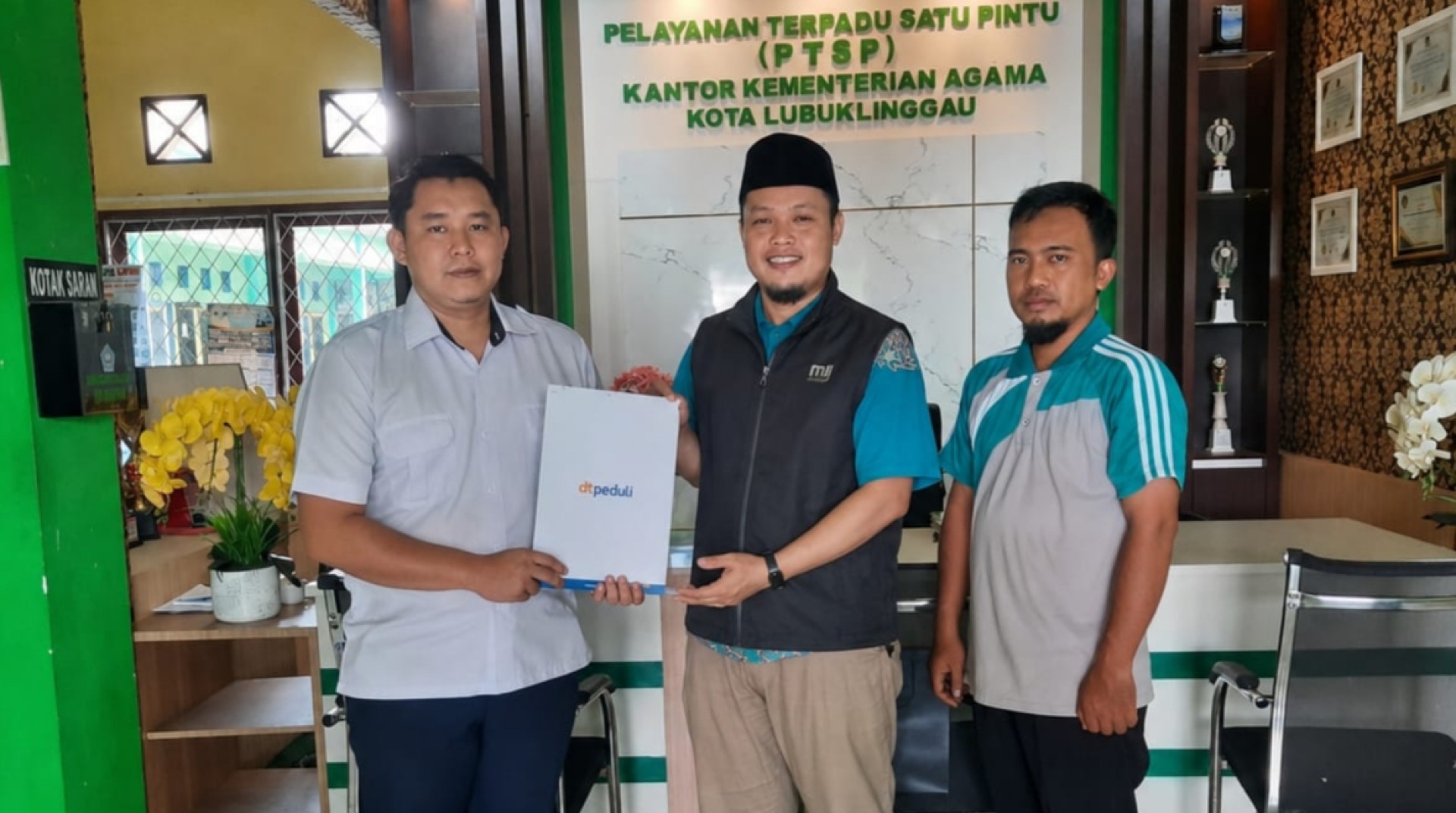 Perkuat Sinergi dan Transparansi, DT Peduli Lubuklinggau Serahkan Laporan Semester kepada BAZNAS dan Kemenag