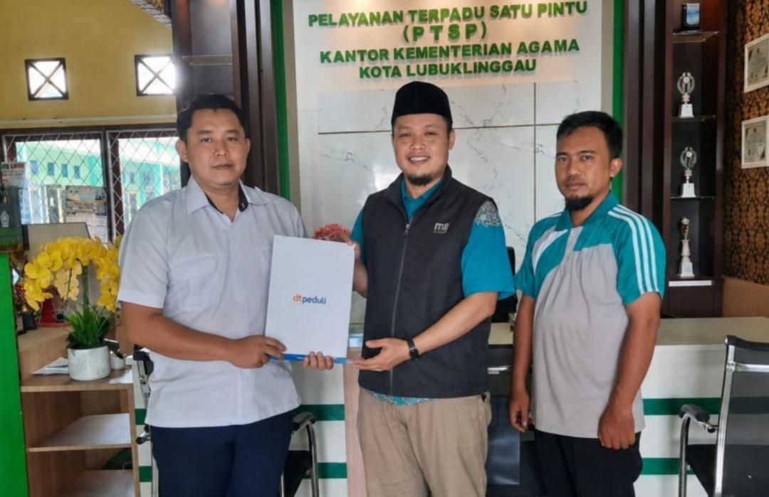 Perkuat Sinergi dan Transparansi, DT Peduli Lubuklinggau Serahkan Laporan Semester kepada BAZNAS dan Kemenag