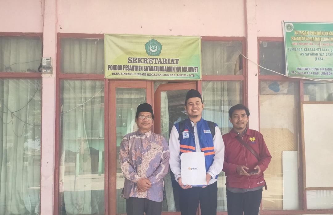 DT Peduli NTB Laksanakan Asesmen di Pondok Pesantren Sa'adatuddrain NW Majuwet 