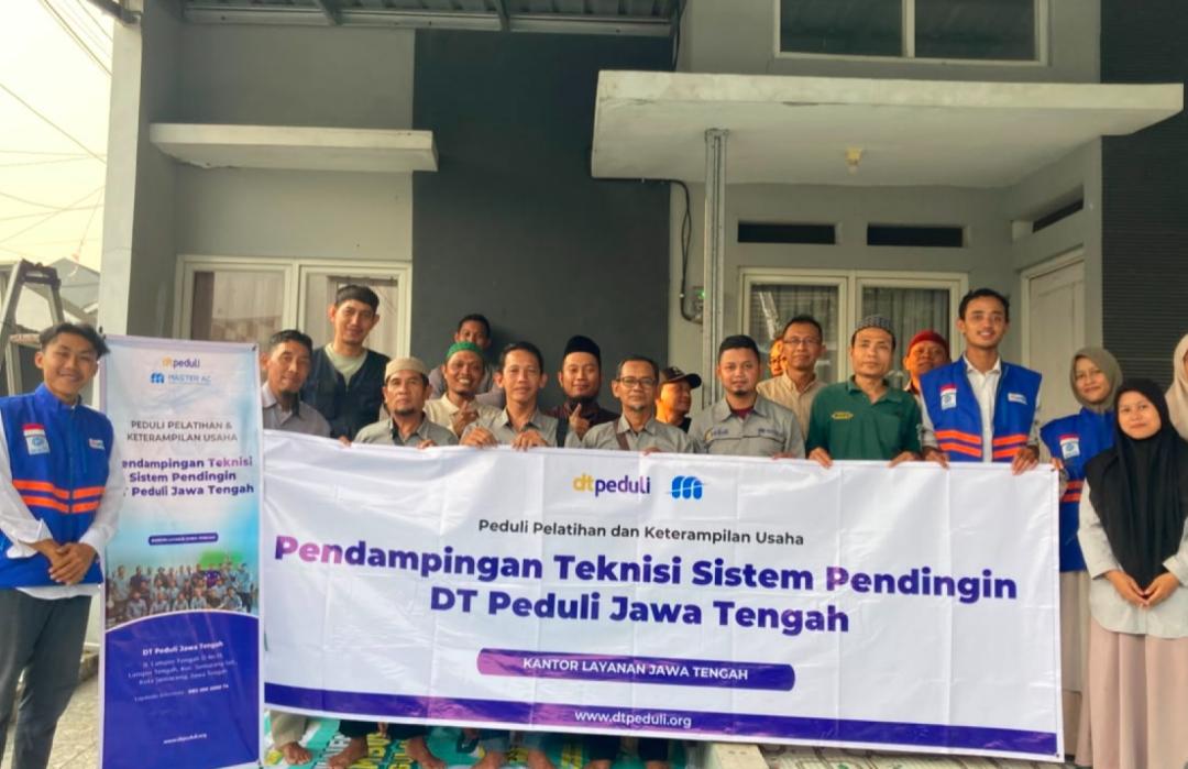 Tingkatkan Kompetensi, Kemandirian dan Profesionalisme, DT Peduli Jateng Gelar Pendampingan Rutin untuk Teknisi Binaan 