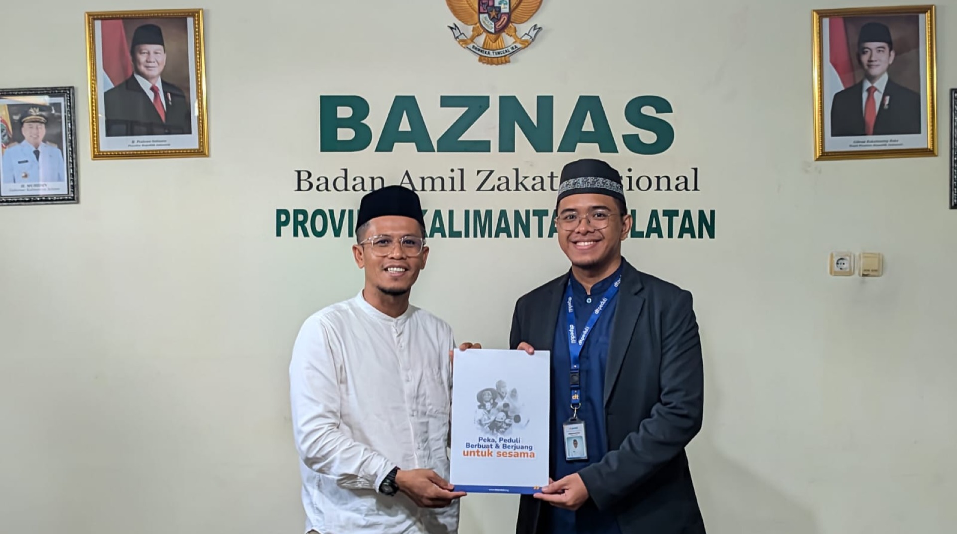 DT Peduli Kalsel Serahkan Laporan Kinerja Semester 1 Tahun 2026 kepada BAZNAS Provinsi Kalimantan Selatan