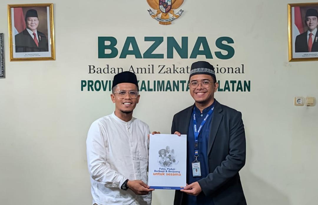 DT Peduli Kalsel Serahkan Laporan Kinerja Semester 1 Tahun 2026 kepada BAZNAS Provinsi Kalimantan Selatan