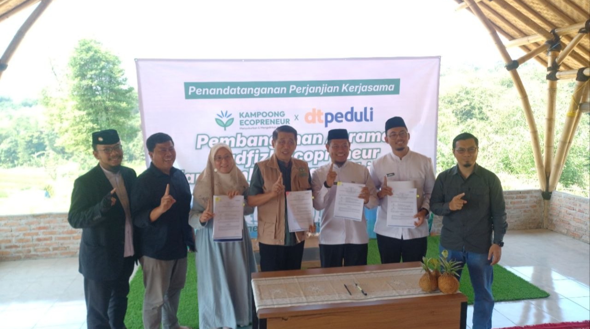 DT Peduli Bogor Bersama Kampoong Ecopreneur Bangun Asrama Tahfidz dan Resmikan Budi Daya Ubi Ungu