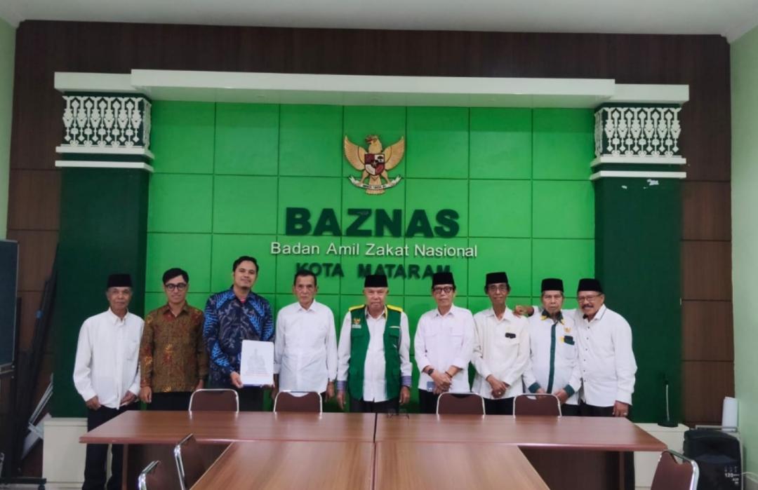 DT Peduli Mataram NTB Sampaikan Laporan Penghimpunan ZISWAF Semester I Tahun 2026 kepada BAZNAS  