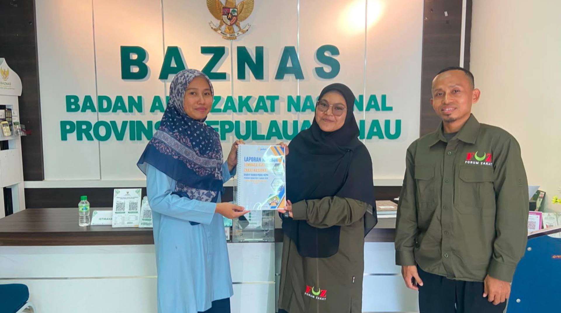 DT Peduli Kepri Serahkan Laporan Semester Pertama kepada BAZNAS dan Kemenag Kepulauan Riau