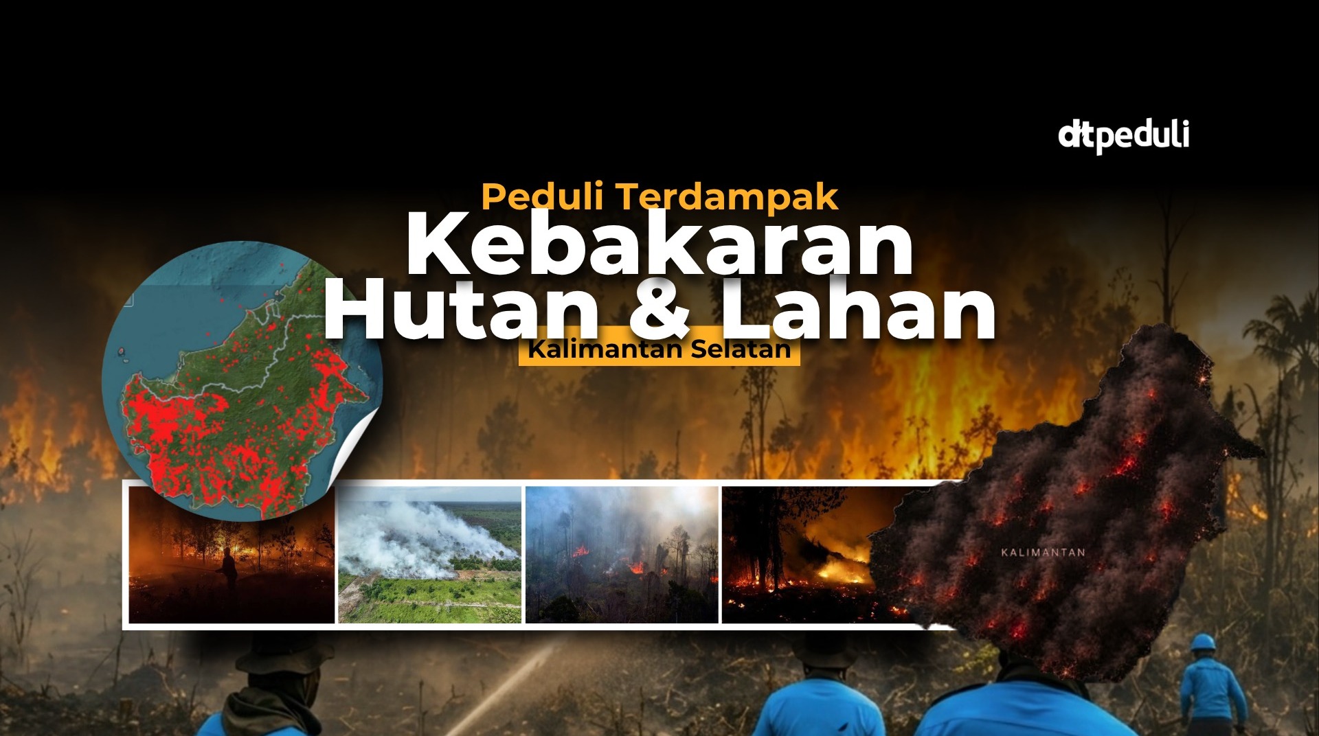 Peduli Terdampak Kebakaran Hutan dan Lahan