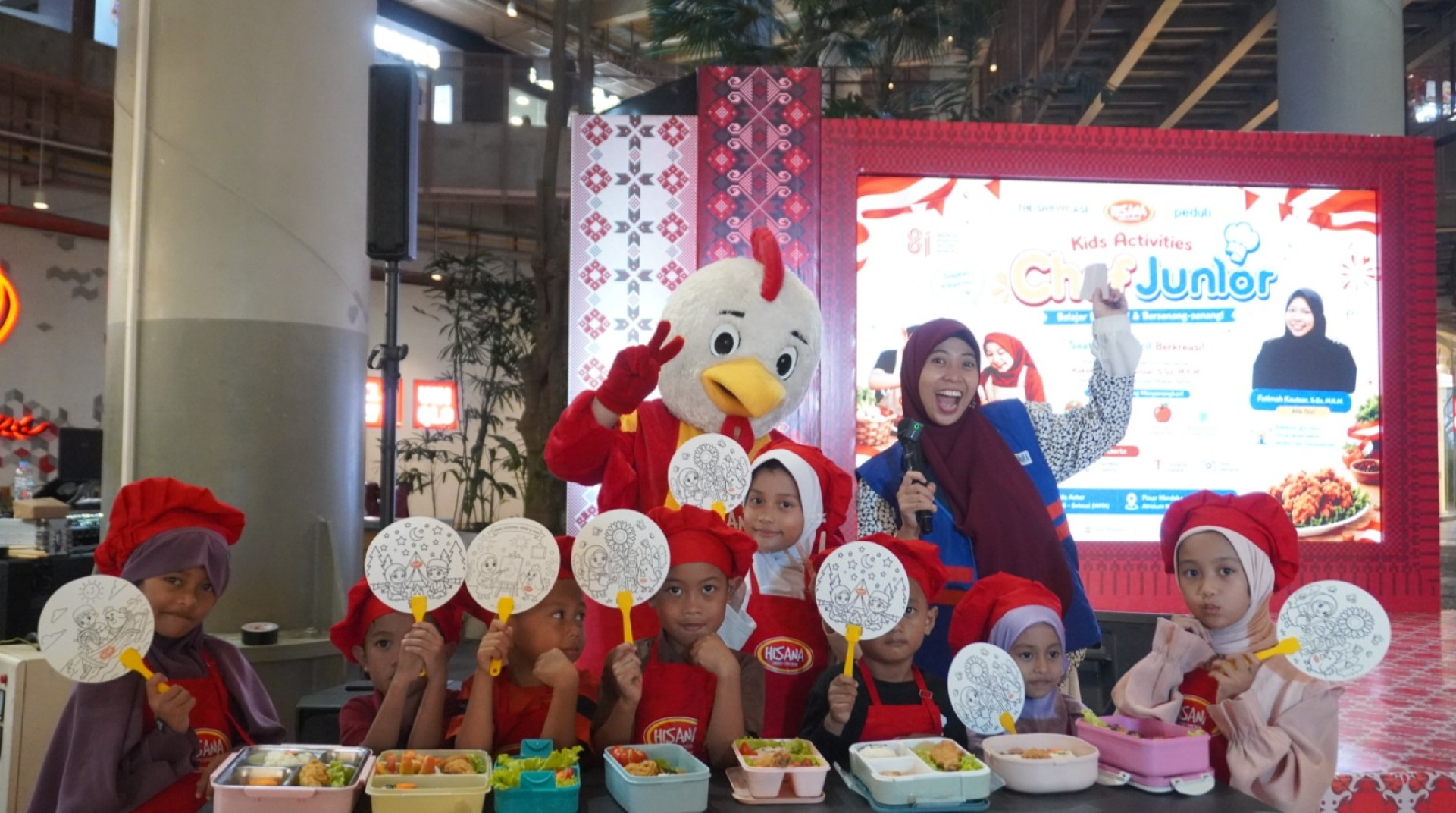 DT Peduli Sulsel Sukses Gelar Acara Chef Junior Bersama Hisana di Mall Nipah, Makassar 
