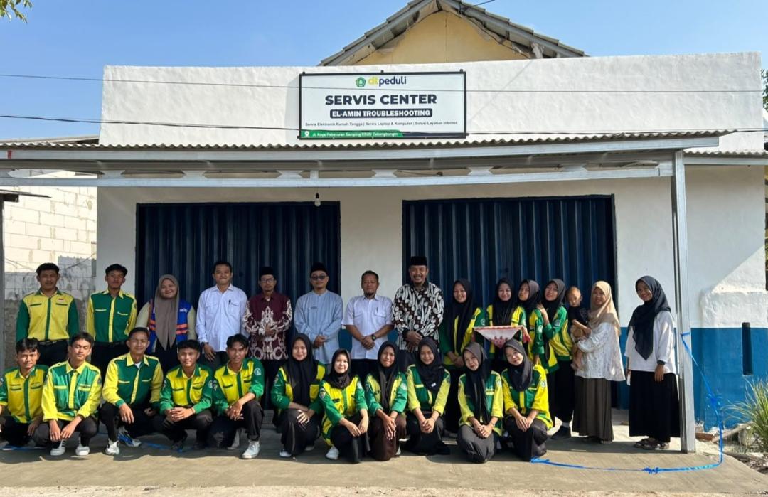 DT Peduli Bekasi Launching Gedung Service Center Elektronik di Kampung Baron