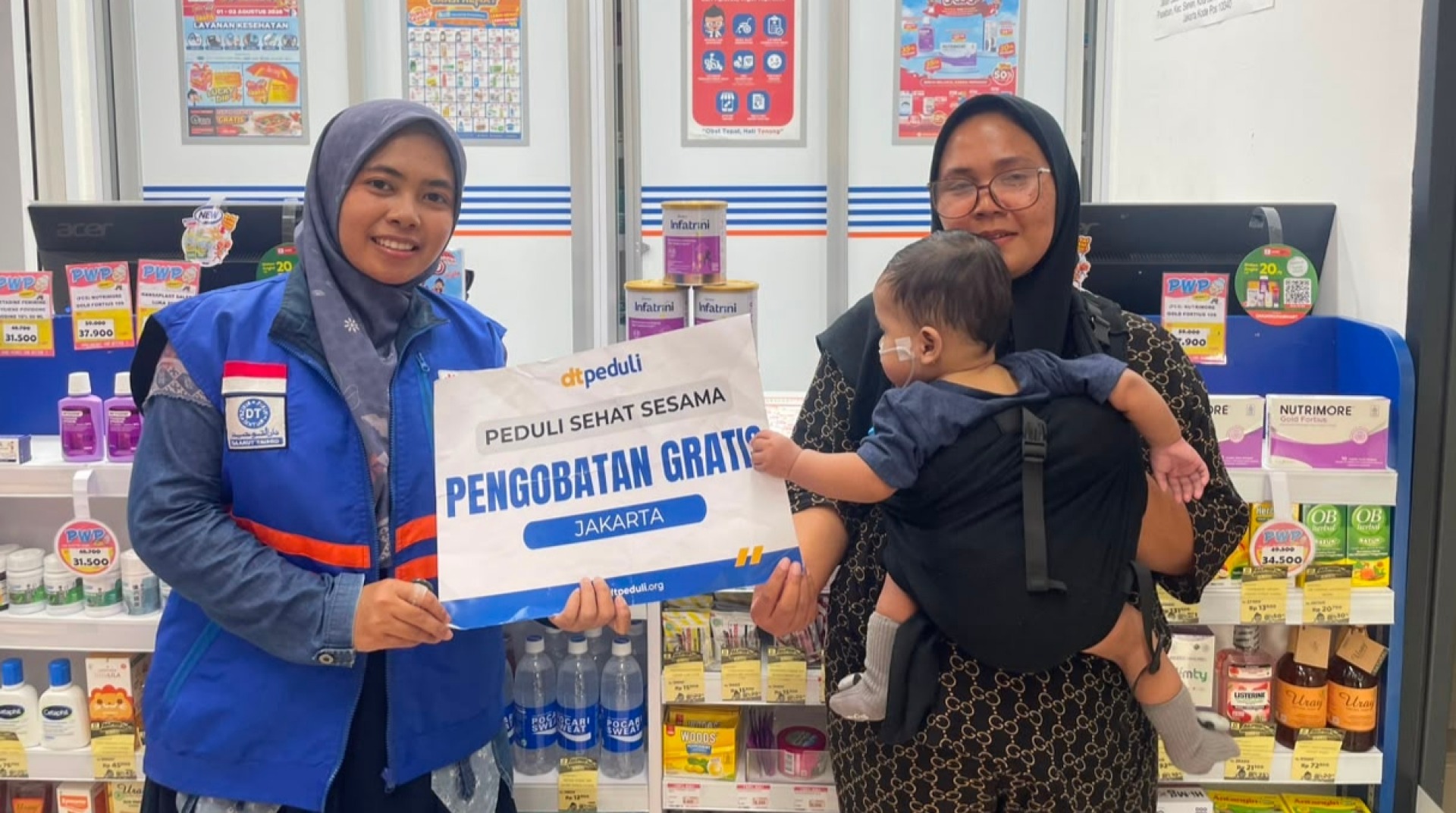 DT Peduli Jakarta Salurkan Bantuan Kesehatan untuk Darren, Pengidap Penyakit Jantung Langka