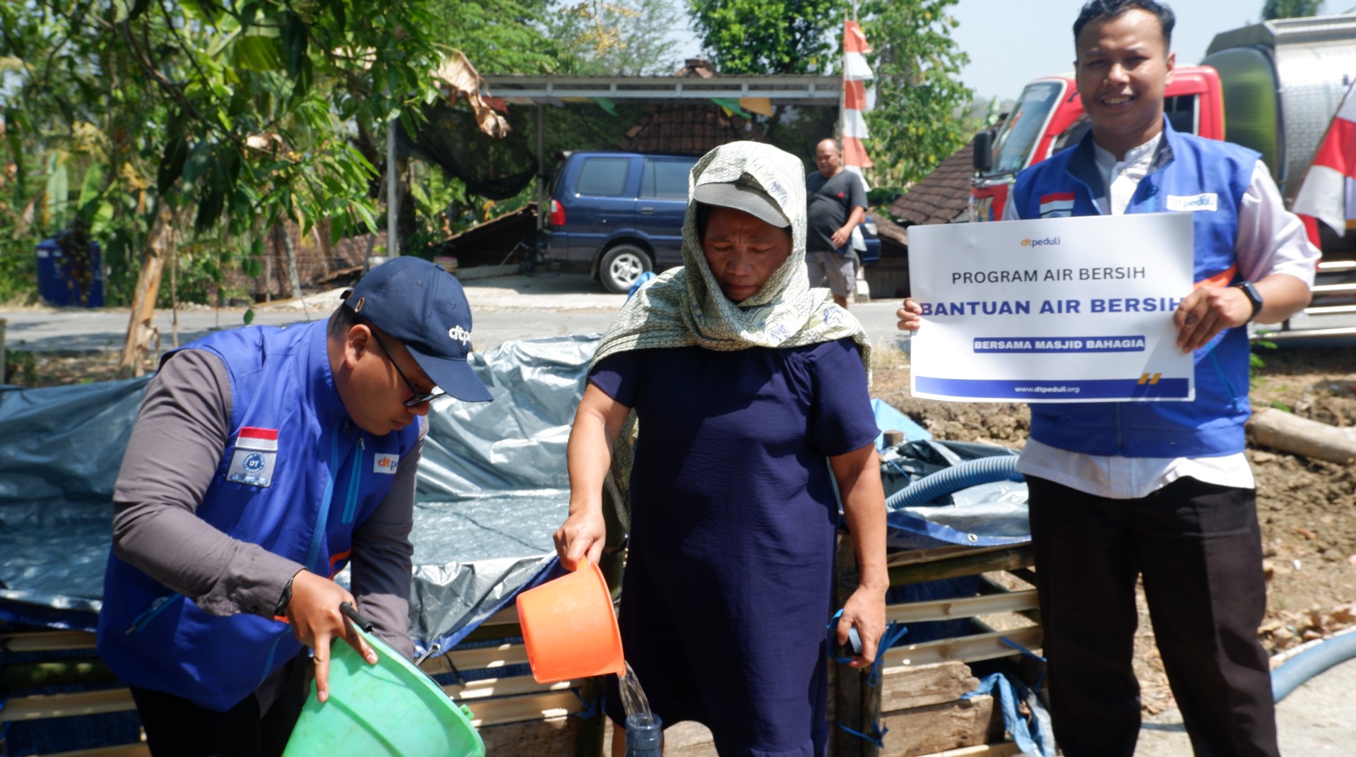 DT Peduli Solo Salurkan 17.000 Liter Air Bersih untuk Warga Dukuh Sokokerep, Desa Garangan
