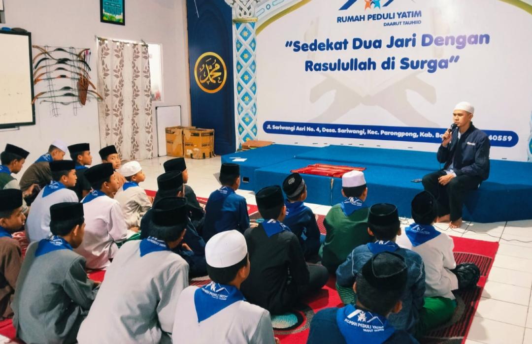 DT Peduli Bandung Gelar Pembinaan untuk Santri RPY, Bahas Keutamaan Menuntut Ilmu