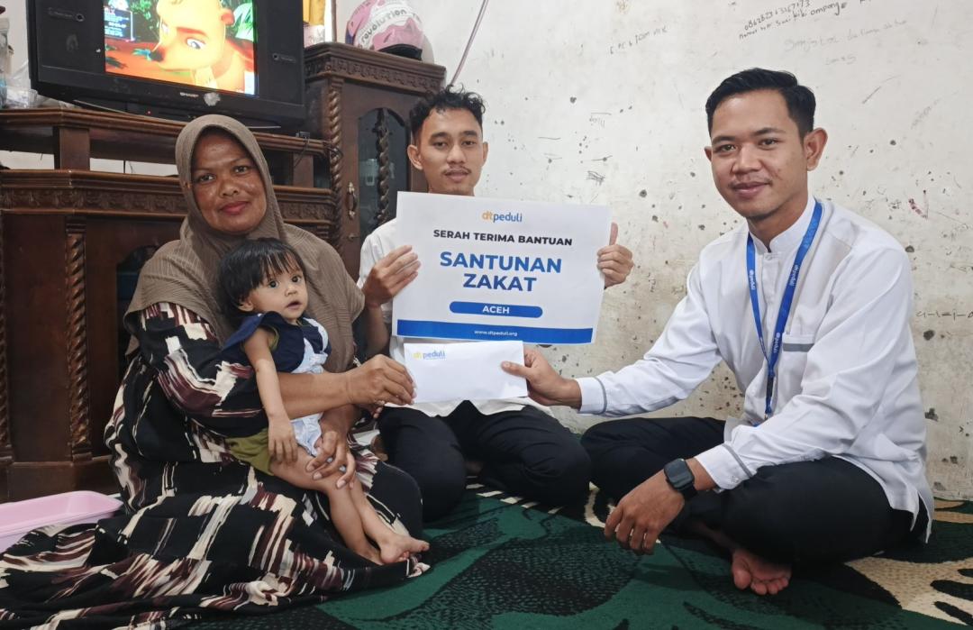 DT Peduli Aceh Salurkan Dana Zakat untuk Bantu Pengobatan Balita Pengidap Sakit Jantung Kompleks