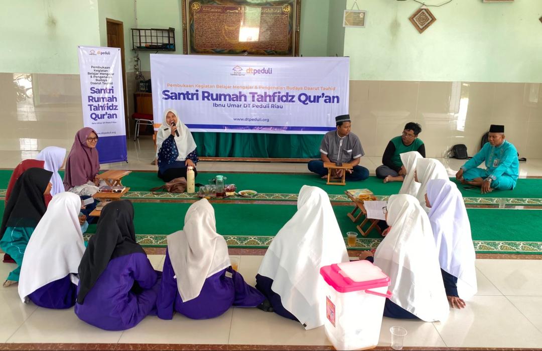 DT Peduli Riau Gelar Pembukaan KBM dan Pengenalan Budaya DT untuk Santri Rumah Tahfidz Qur'an Ibnu Umar