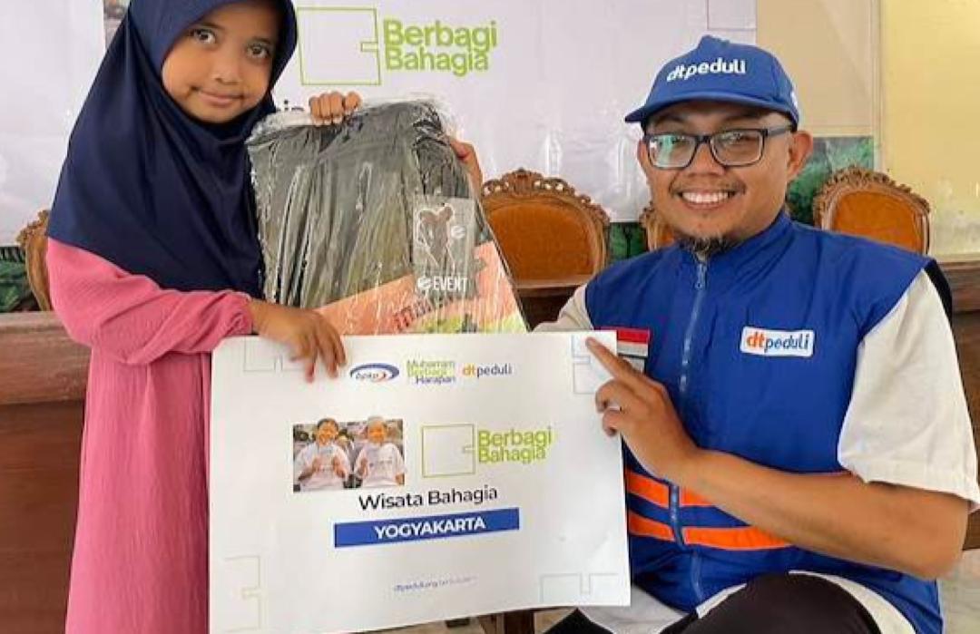 DT Peduli Yogyakarta Berbagi Perlengkapan Sekolah untuk Anak Yatim dan Dhuafa di Kulon Progo