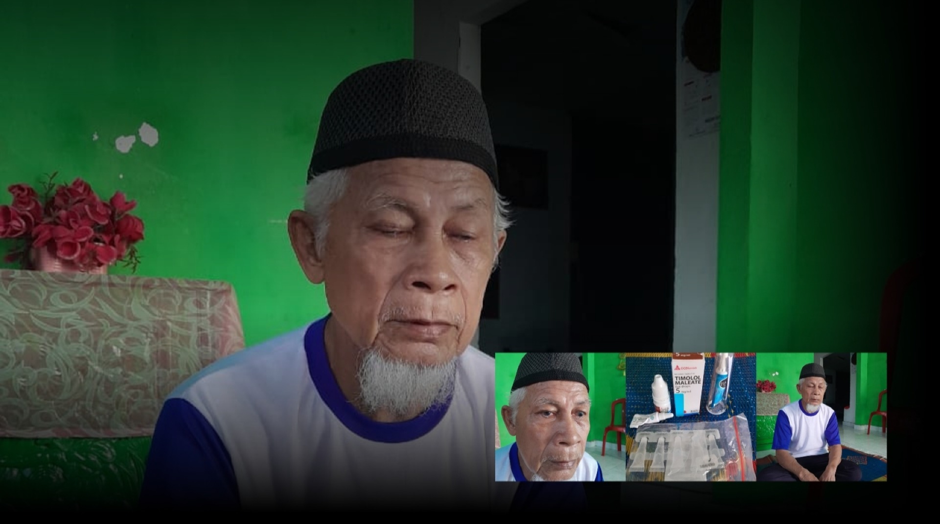 Di Usia 74 Tahun, Kakek Zulhatril Berjuang Melawan Ancaman Kebutaan