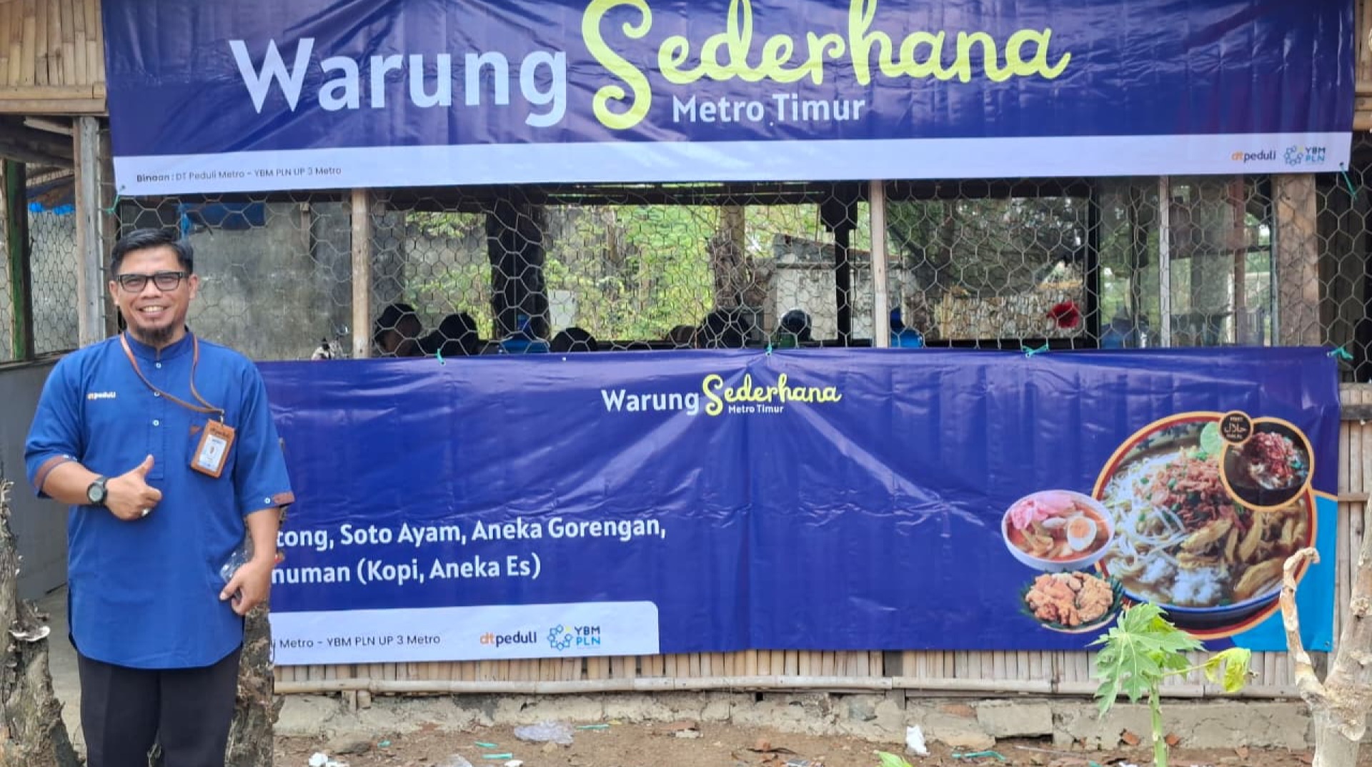 DT Peduli Metro dan YBM PLN Salurkan Program UMKM Warung Sederhana untuk Dukung Kemandirian Ekonomi