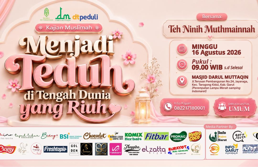 DT Peduli Garut dan DKM Daarul Muttaqin Gelar Koordinasi untuk Sukseskan Kajian Muslimah Bersama Teh Ninih Muthmainnah