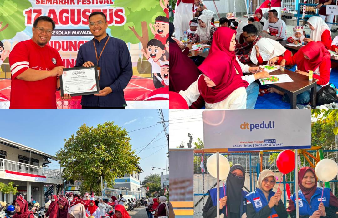 DT Peduli Kalsel Bersama Sekolah Mawaddah Meriahkan Hut RI ke-81 dan Ajak Peserta Peduli Palestina