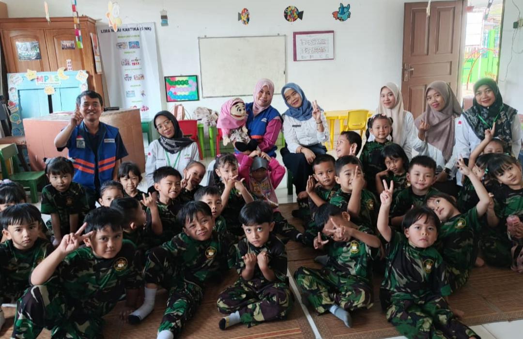 DT Peduli Sumsel Gelar Kegiatan Dongeng Go to School di TK Kartika II - 2 Palembang 
